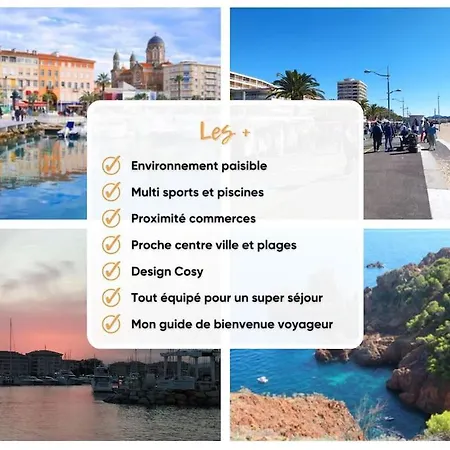 Apartament Ideal Raphael Piscine Clim Parking Saint-Raphaël