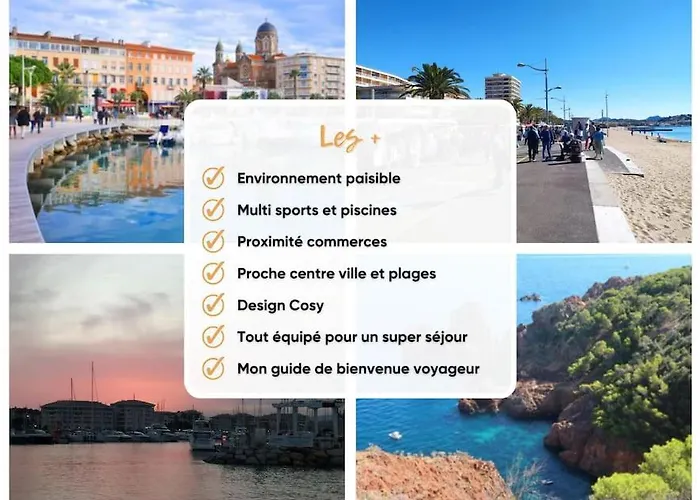 Apartment Ideal Raphael Piscine Clim Parking Saint-Raphaël